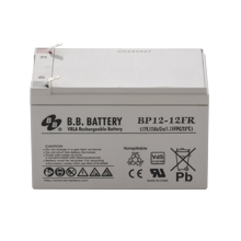 12V 12Ah Batterie au plomb (AGM), B.B. Battery BP12-12FR, VdS, difficilement inflammable, remplace e.a. Panasonic LC-VA1212PG1