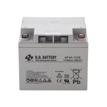 12V 40Ah Batterie au plomb (AGM), B.B. Battery BP40-12FR, VdS, difficilement inflammable, remplace e.a. Panasonic LC-P1238APG