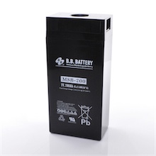 2V 300Ah Batterie au plomb (AGM), B.B. Battery MSB-300, 171x151x358 mm (Lxlxh), Borne B6 (Vis crou M8)