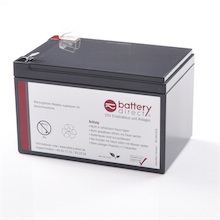 12V Powery Batterie Rechargeable de Remplacement pour Smart-UPS SC620 Lead-Acid Batterie au Plomb