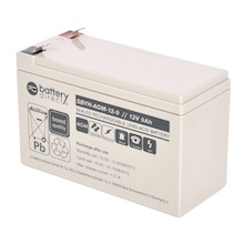 12V 9Ah Batterie au plomb, battery-direct SBYH-AGM-12-9, 151x65x94 mm (Lxlxh), Borne T2 Faston 250 (6,3 mm)