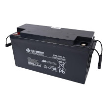 12V 150Ah Batterie au plomb (AGM), B.B. Battery BPL150-12, 483x171x240 mm (Lxlxh), Borne I3 (Insert M8)