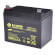 12V 33Ah Batterie au plomb (AGM), B.B. Battery EP33-12, 195x129x155 mm (Lxlxh), Borne B7 (Vis écrou M6)