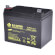 12V 33Ah Batterie au plomb (AGM), B.B. Battery EP33-12, 195x129x155 mm (Lxlxh), Borne B7 (Vis crou M6)