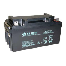 12V 75Ah Batterie au plomb (AGM), B.B. Battery HR75-12, 350x166x174 mm (Lxlxh), Borne B5