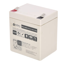 12V 5.5Ah Batterie au plomb, battery-direct SBYH-AGM-12-5.5, 90x70x101 mm (Lxlxh), Borne T2 Faston 250 (6,3 mm)